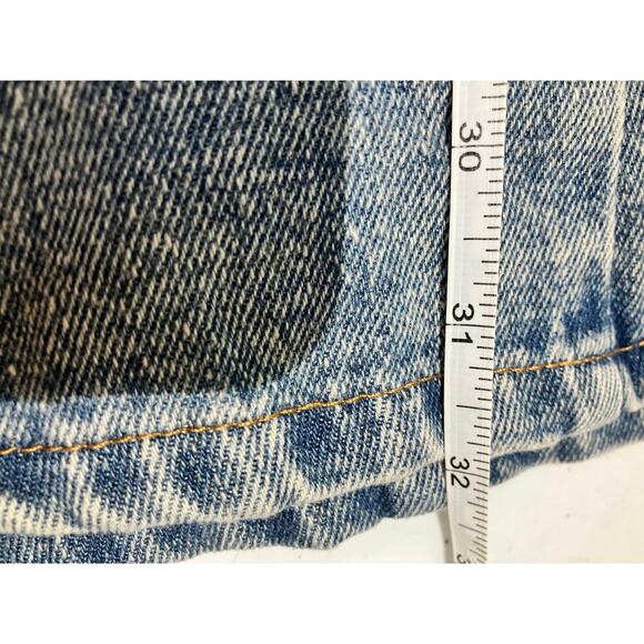 New Pleated Maxi Acid Washed Denim Skirt - Women’s Size L - INTERMIX - Picture 9 of 9